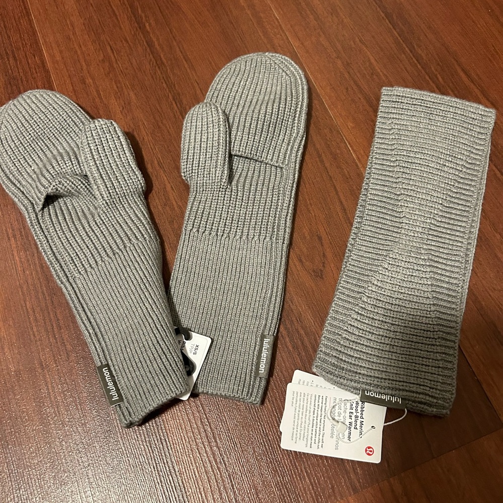 Lululemon - headband and mittens